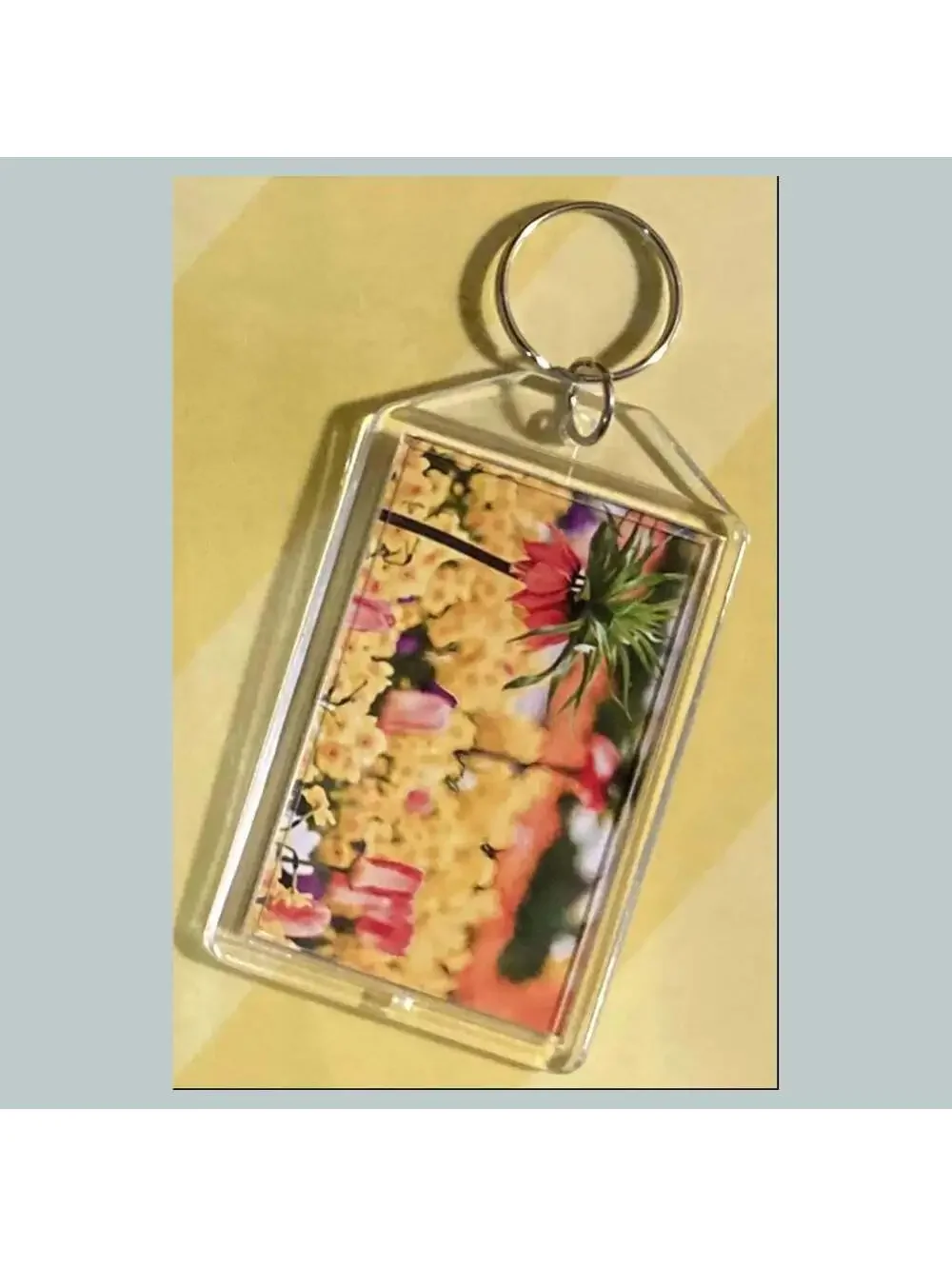 3679 Crown Imperial Acrylic Keychain | Floral Keychain | Flower Lover Gift